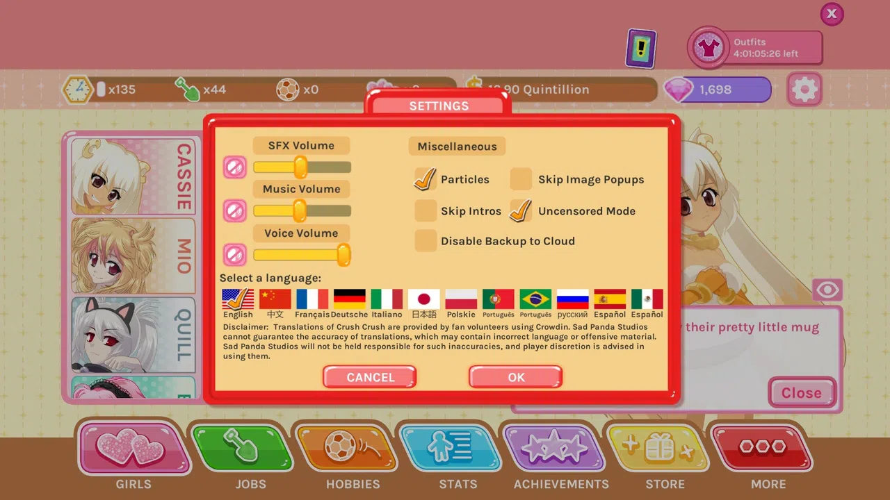 Crush Crush - 18+ Naughty DLC Screenshot 0