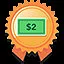 Get your first 2$ Bill icon