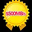Reach a 500 MB rate per second icon