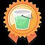 Collect 5M from a filled bucket icon
