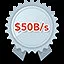 Reach a 50B rate per second icon