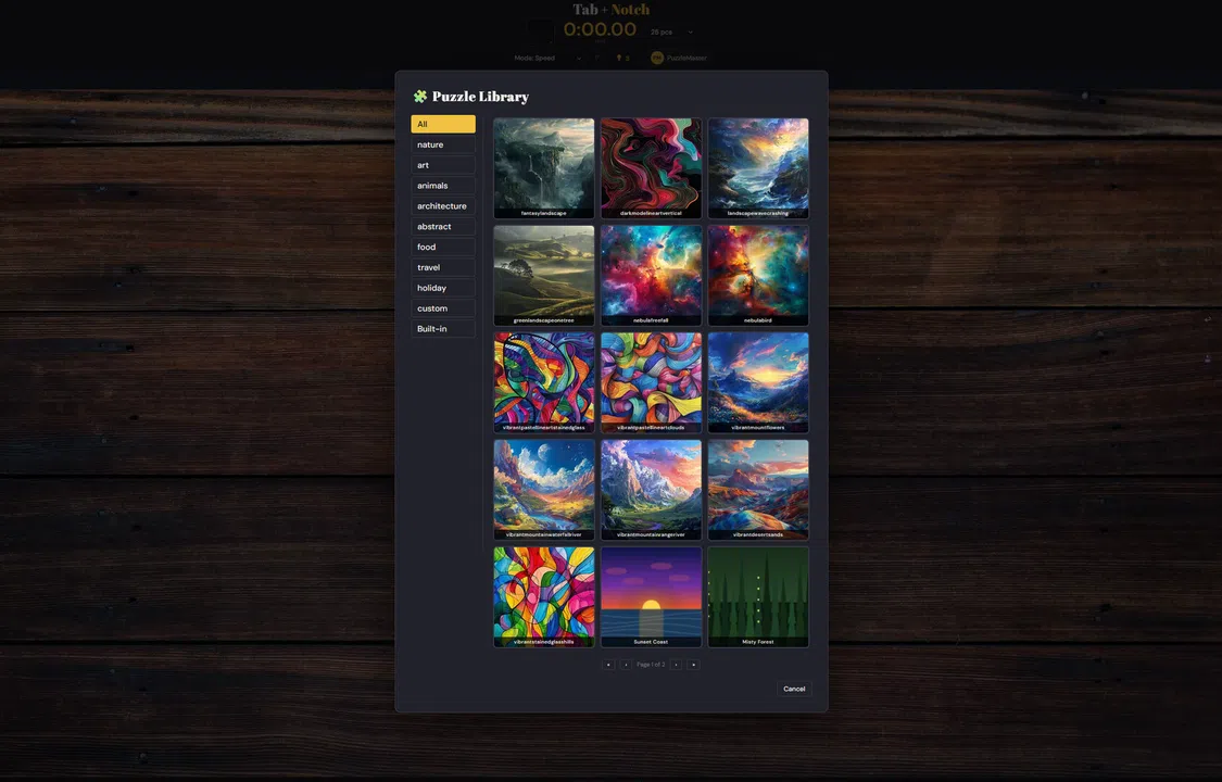 Tab + Notch Screenshot 2