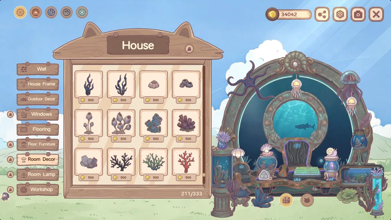 NoSlack Pets: Lo-Fi Paws - Ocean Dream Nook Screenshot 2
