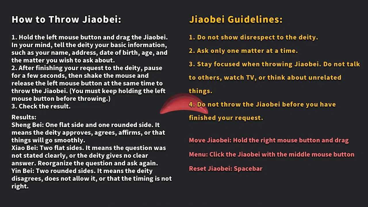 Jiaobei: Ask the Divine Screenshot 0