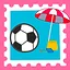 Let’s play football icon
