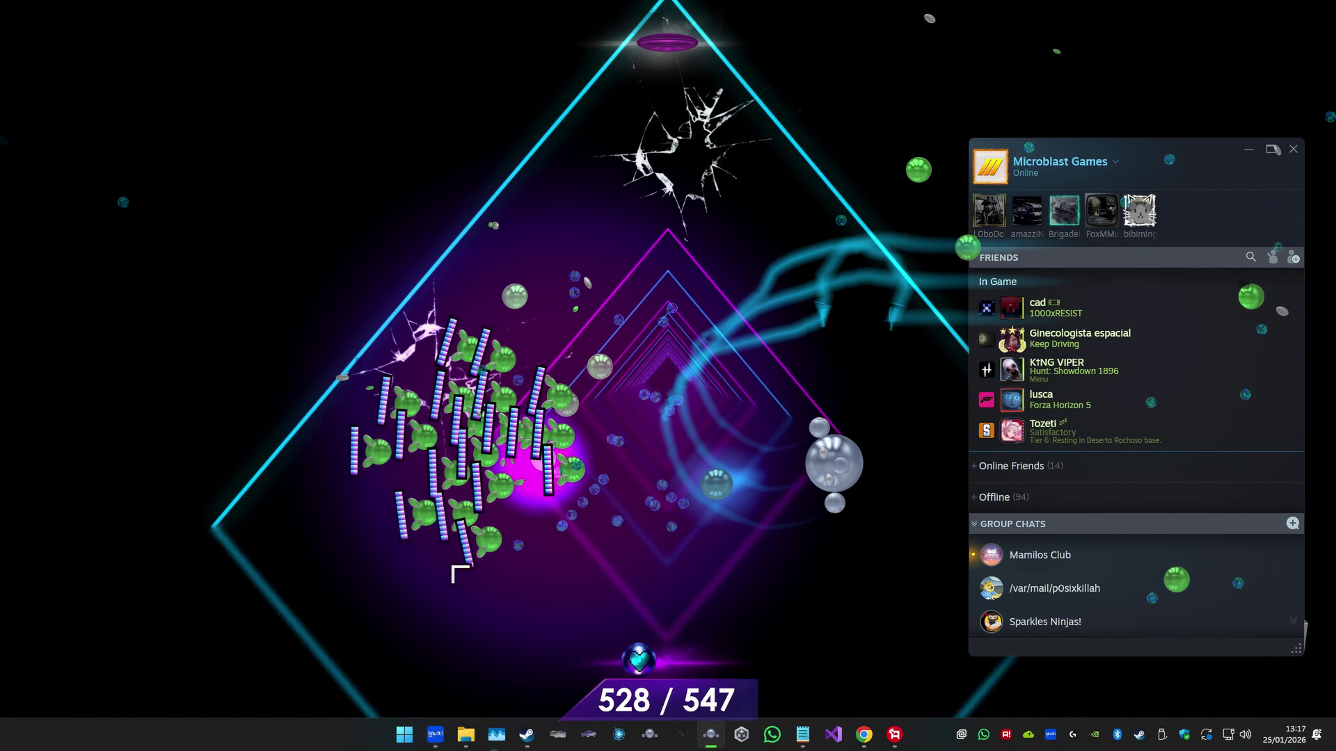 CPU Invaders - Micro Spheres Screenshot 0