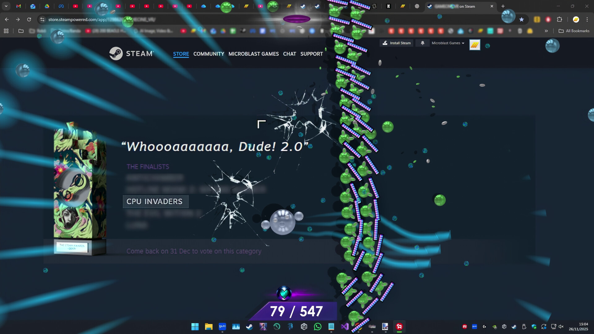 CPU Invaders - Micro Spheres Screenshot 5