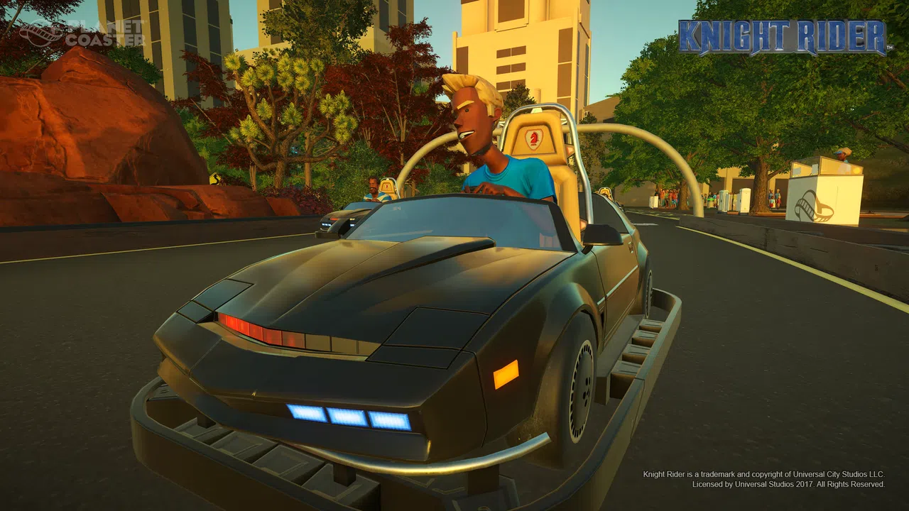 Planet Coaster - Knight Rider™ K.I.T.T. Construction Kit Screenshot 3