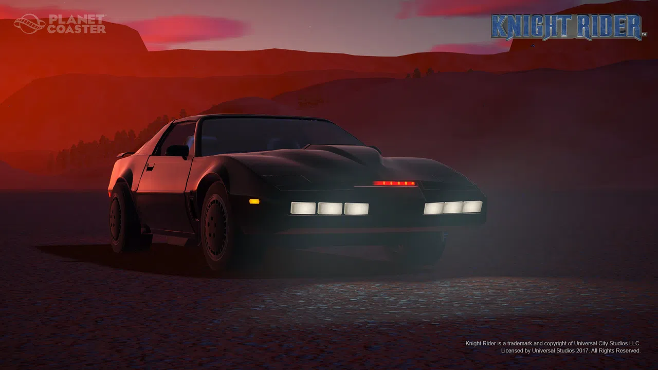 Planet Coaster - Knight Rider™ K.I.T.T. Construction Kit Screenshot 0
