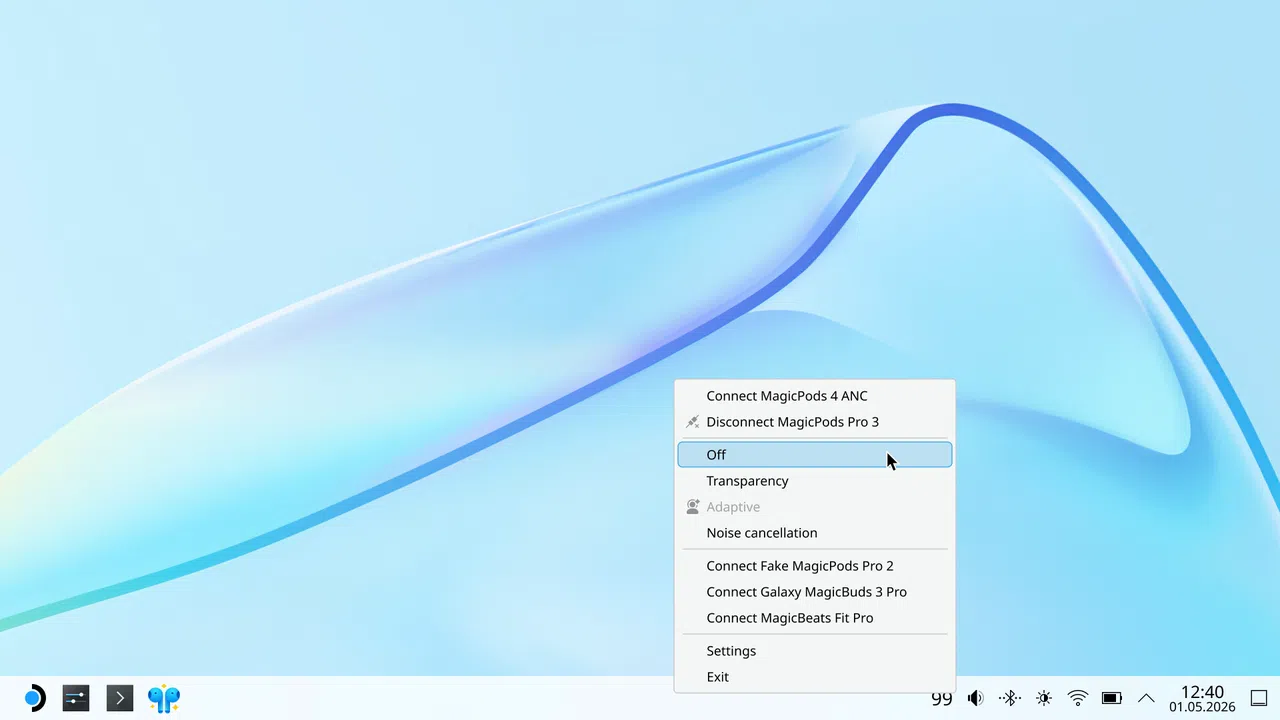 MagicPods for Linux Screenshot 2