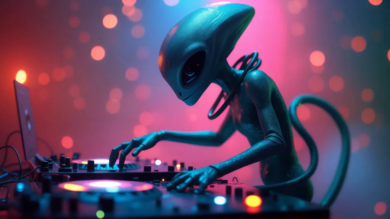 AI-VJ - Aliens Visuals Screenshot 0