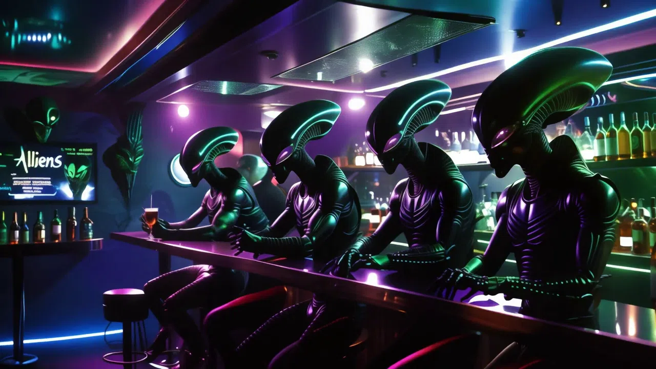 AI-VJ - Aliens Visuals Screenshot 8