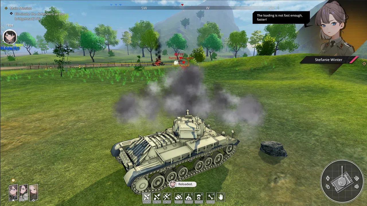 Panzer Knights - Churchill & Valentine Screenshot 1