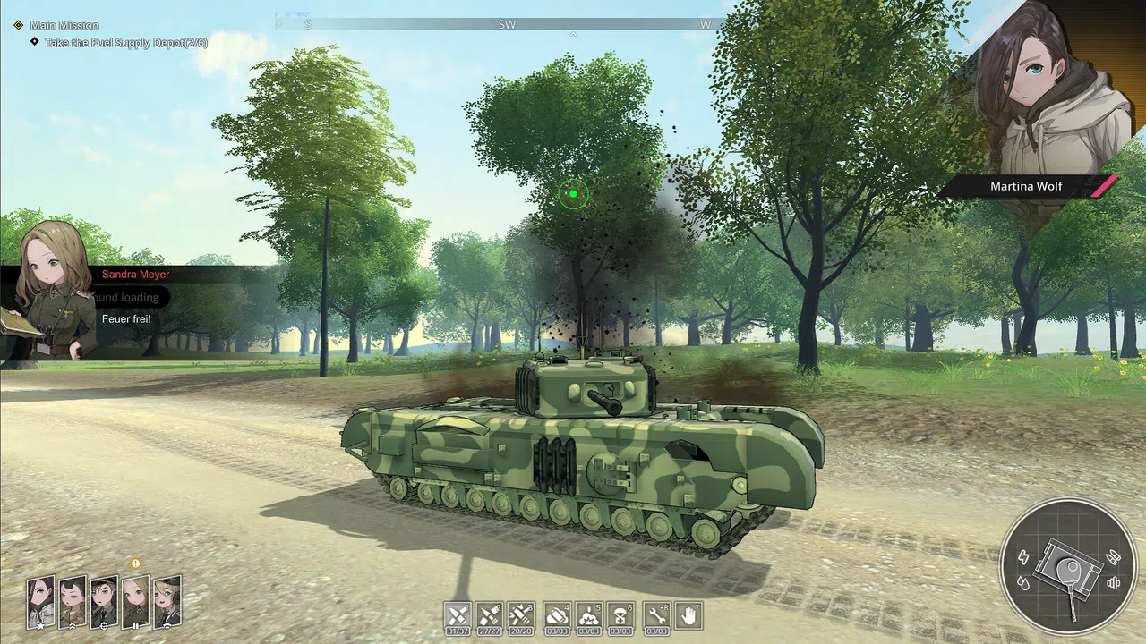 Panzer Knights - Churchill & Valentine Screenshot 2