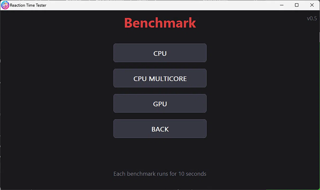 Reaction Time Screenshot 3