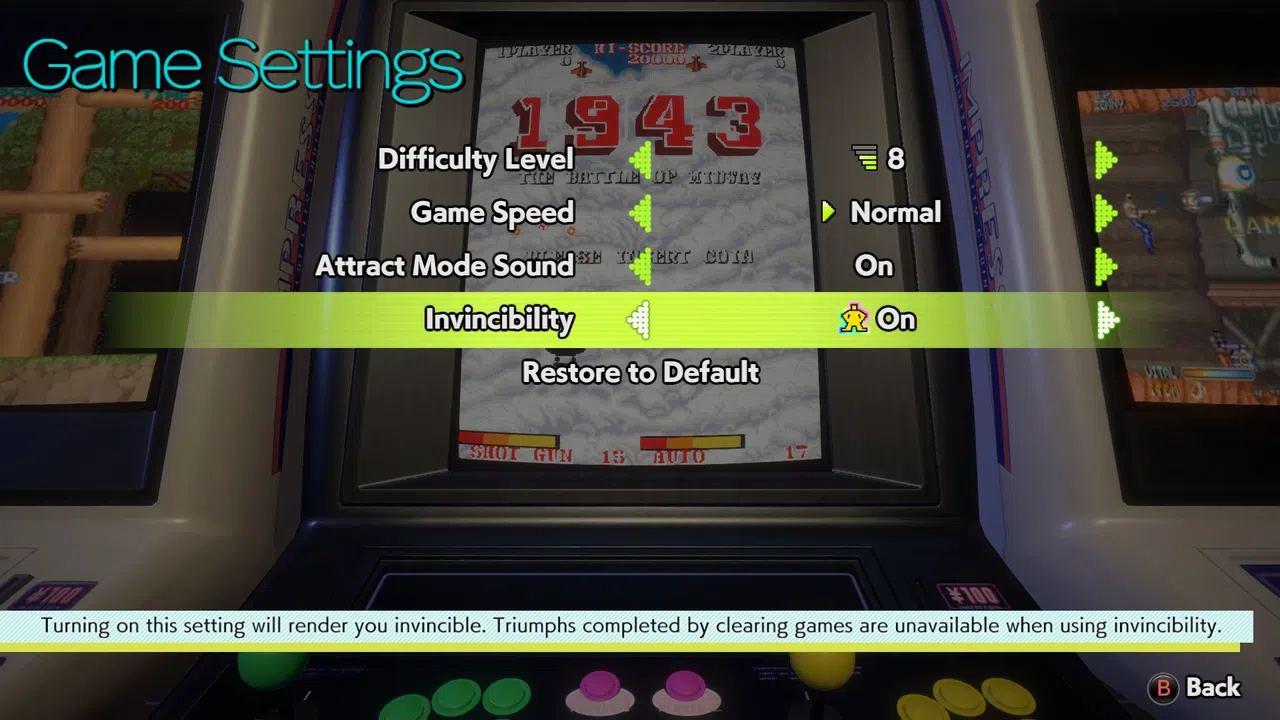 Capcom Arcade Stadium: Invincibility Screenshot 0
