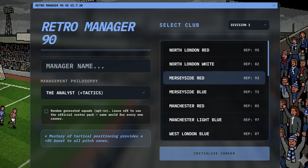 Retro Manager Screenshot 4