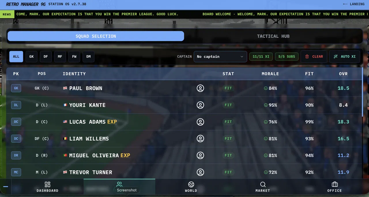 Retro Manager Screenshot 8