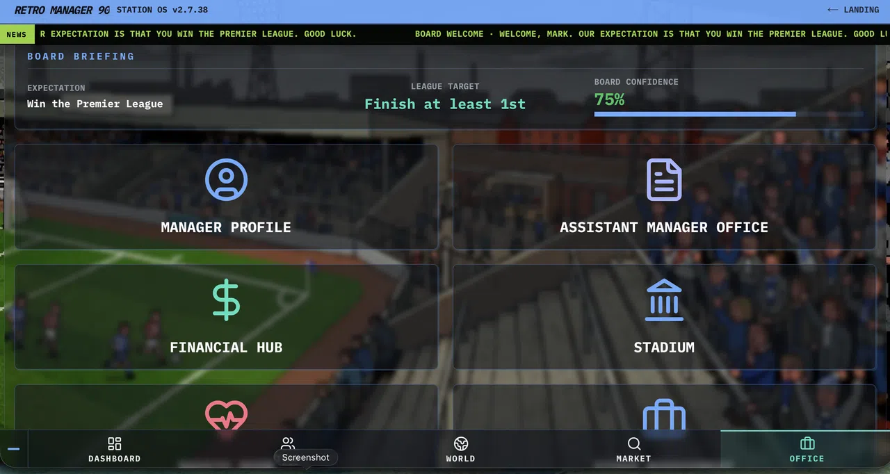 Retro Manager Screenshot 10