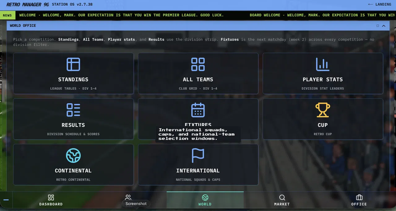 Retro Manager Screenshot 7