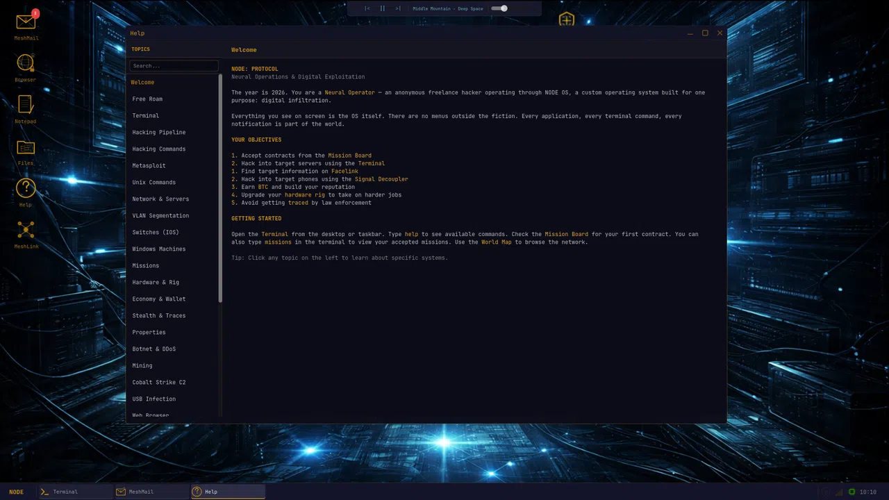 NODE: PROTOCOL Screenshot 4