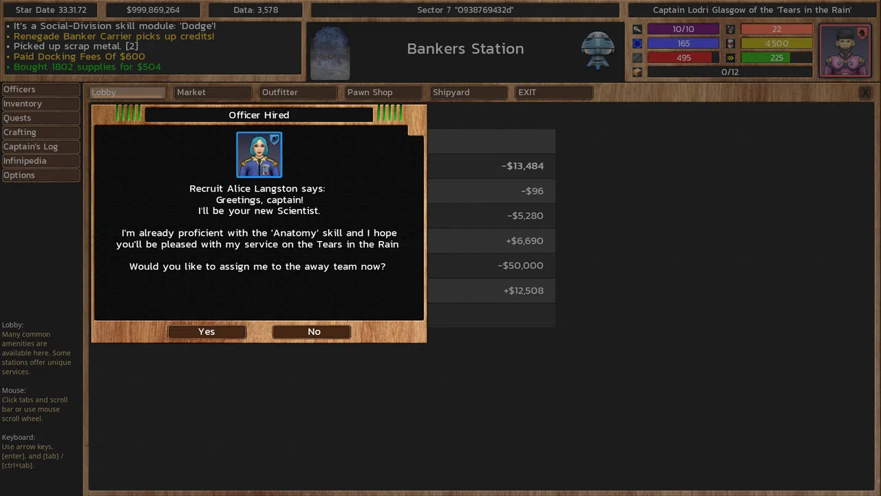 Approaching Infinity: Interface Expansion Screenshot 2