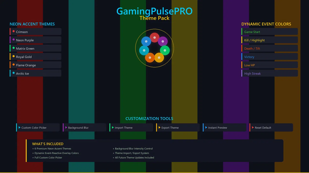 GamingPulsePRO — Theme Pack Screenshot 0