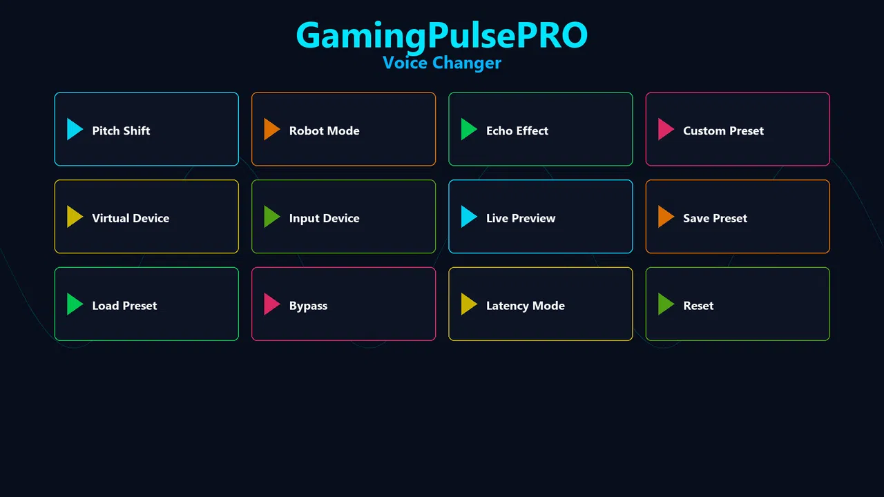 GamingPulsePRO — Voice Changer Screenshot 0