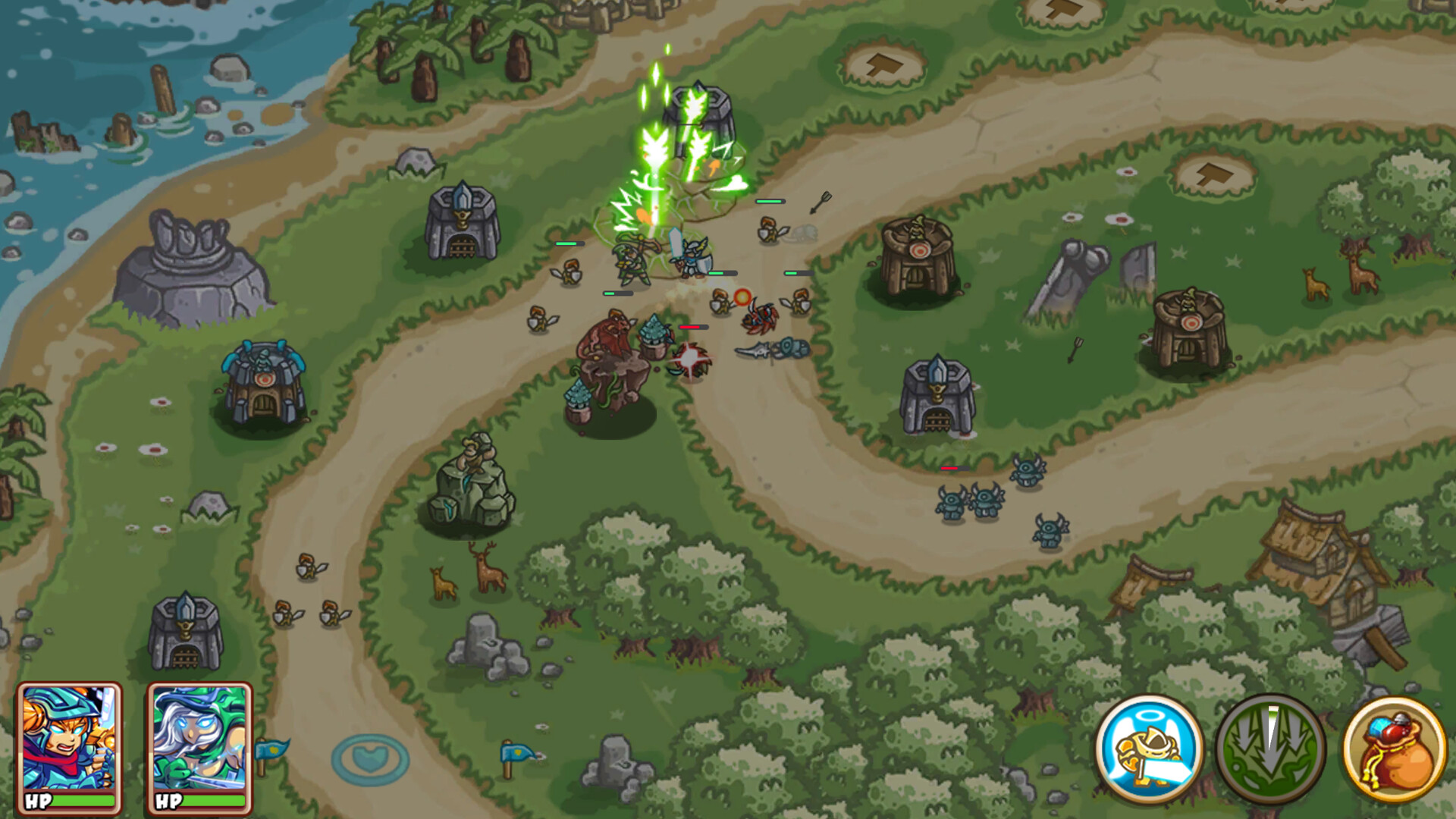 Mini Warrior Defense Screenshot 1