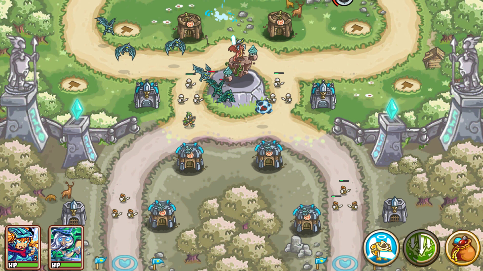 Mini Warrior Defense Screenshot 2