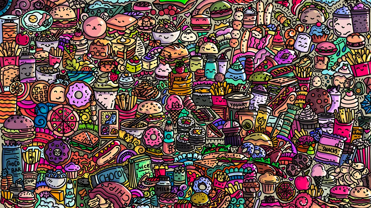 100 Snack Cats - Artbook Screenshot 1