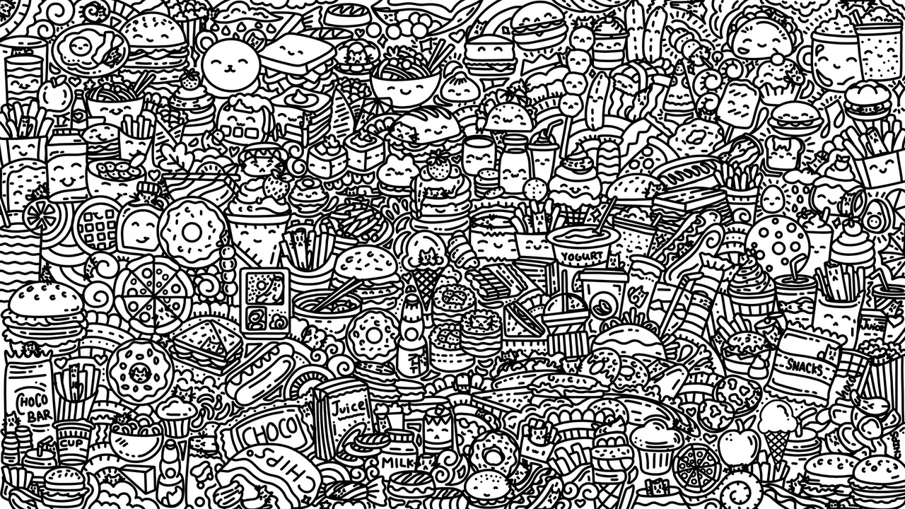 100 Snack Cats - Artbook Screenshot 0