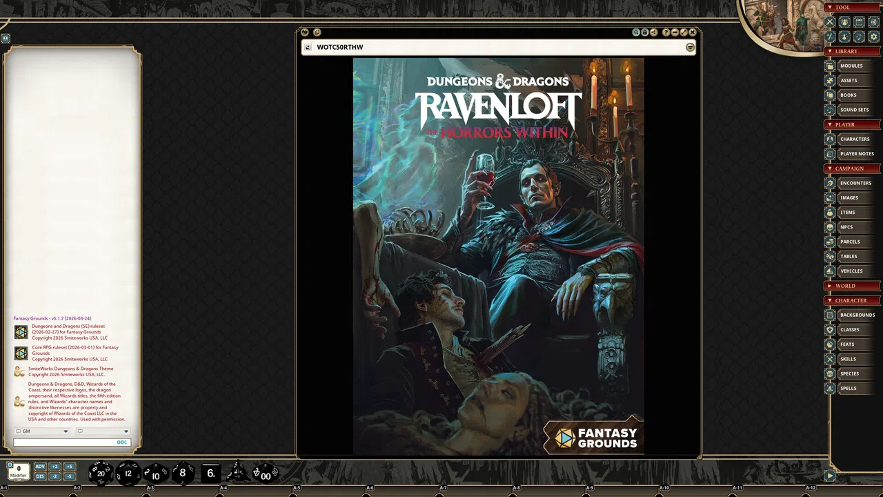 Fantasy Grounds - Dungeons & Dragons Ravenloft The Horrors Within Screenshot 0