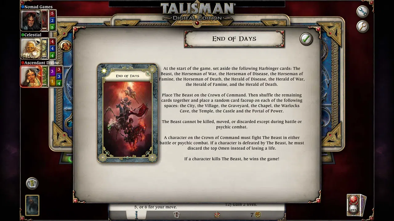 Talisman - The Harbinger Expansion Screenshot 1