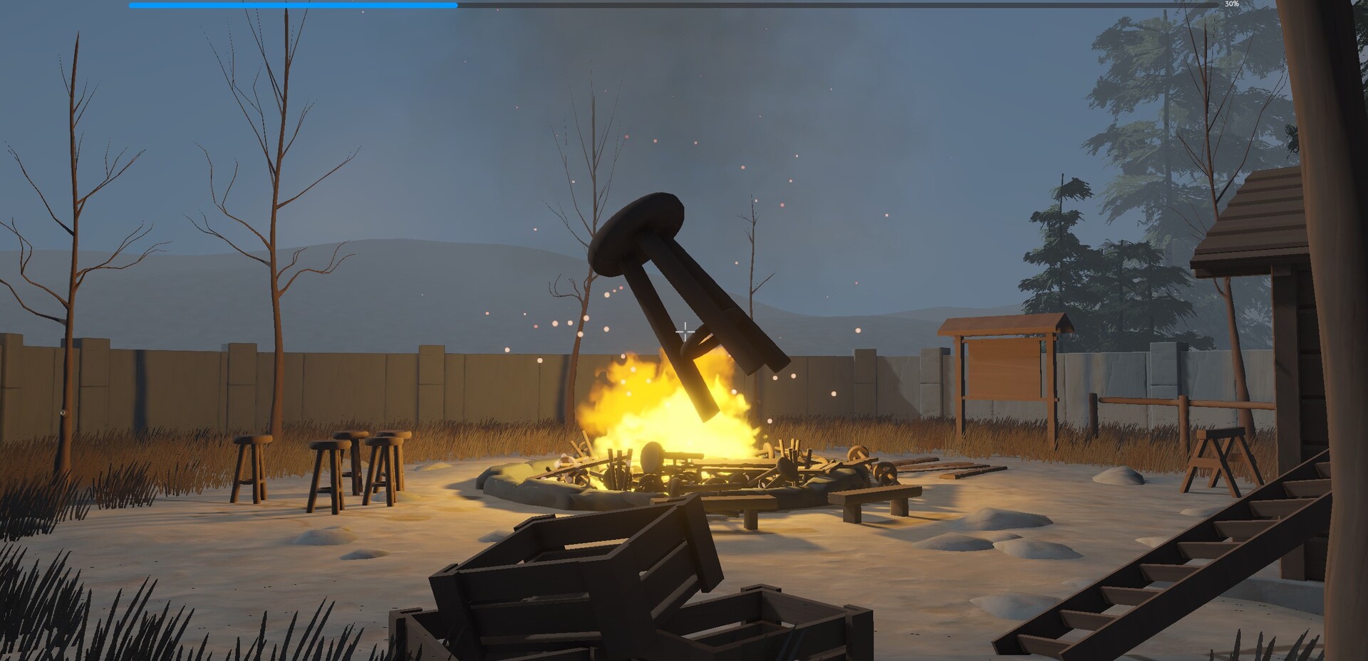 Fire Pit: Throw Things Into The Fire Screenshot 0
