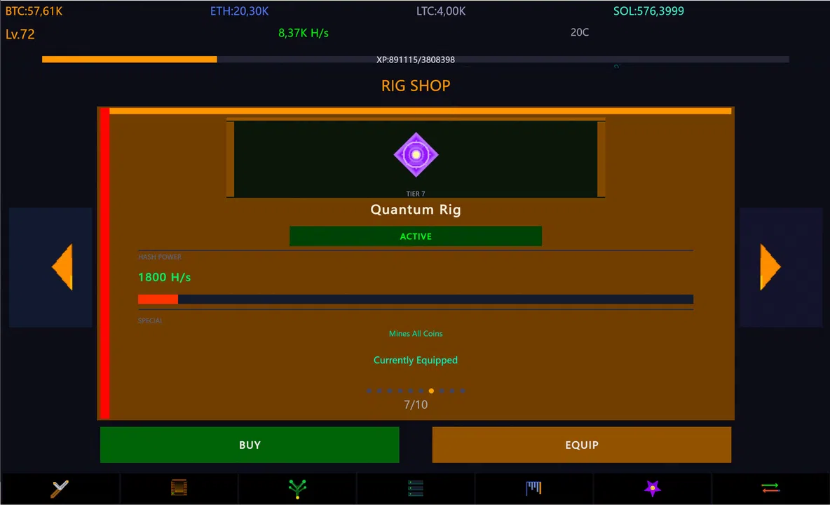 Keep On Hashing!: Idle Mining Sim Screenshot 1