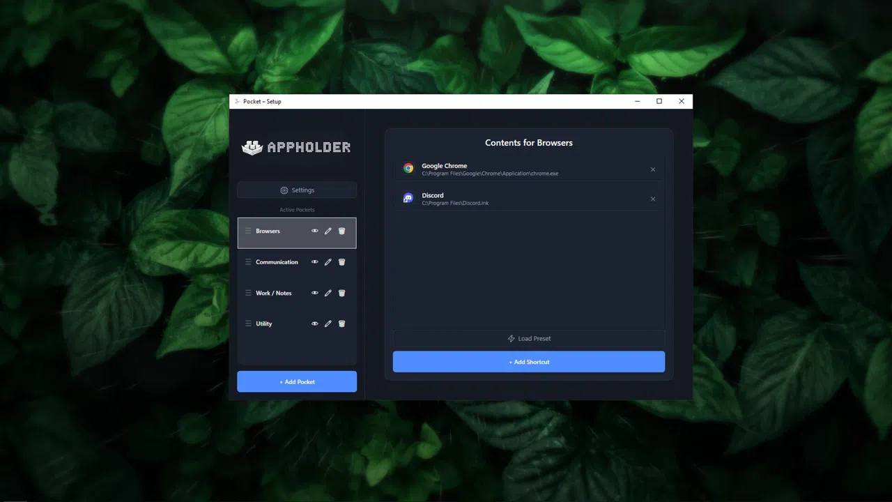 App Holder Screenshot 1