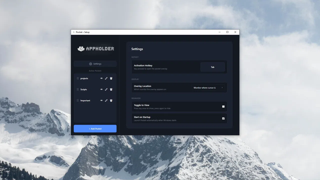 App Holder Screenshot 4