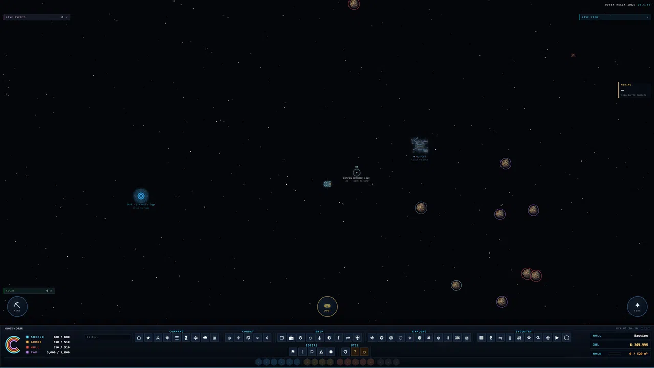 Outer Helix Idle Screenshot 2