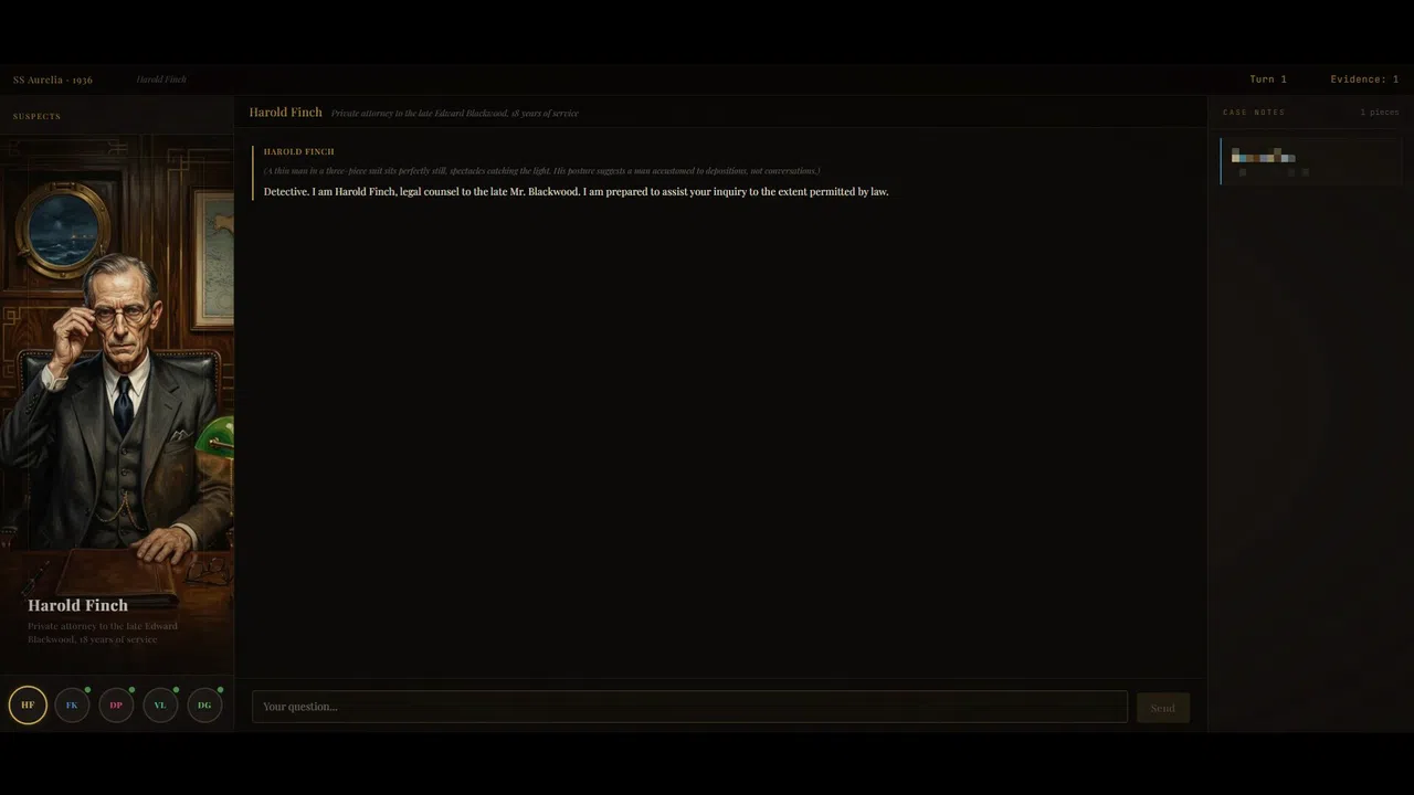 The Last Voyage of the SS Aurelia Screenshot 0