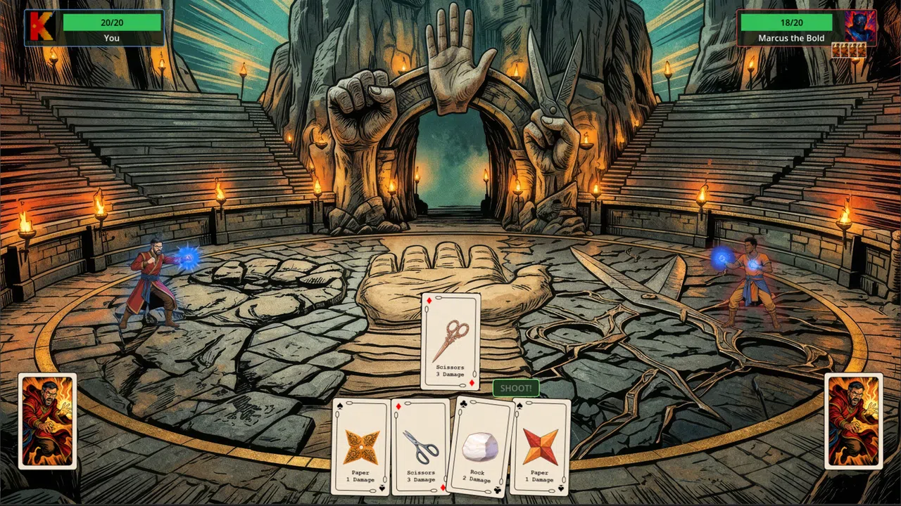 Rock, Paper, Scissors: Survival Screenshot 1