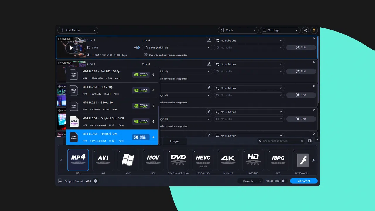 Movavi Video Converter Premium 2020 Screenshot 1