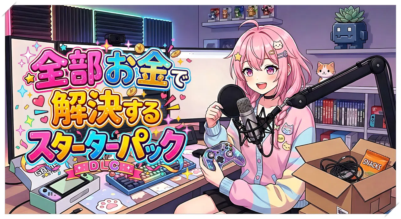 炎上回避系Vtuber〜配信終了までバカコメから生き残れ〜全部お金で解決するスターターパック Screenshot 3