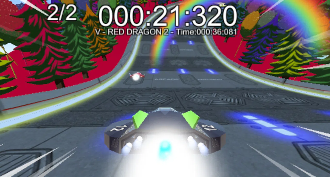 VORTEX-G: Anti-Gravity Racing & Track Editor Screenshot 1