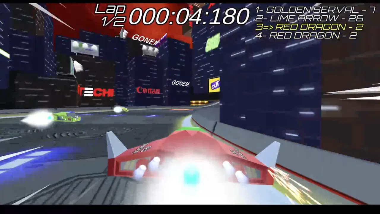 VORTEX-G: Anti-Gravity Racing & Track Editor Screenshot 0