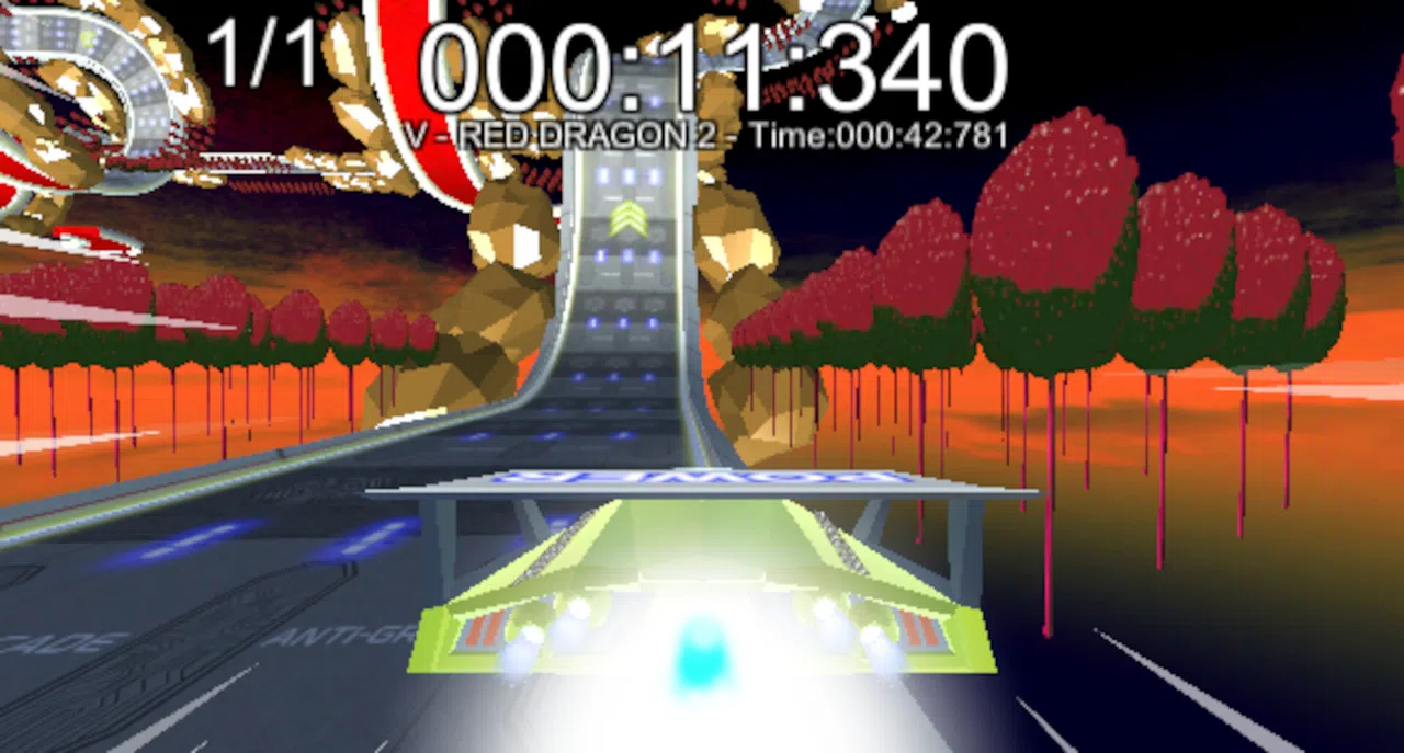 VORTEX-G: Anti-Gravity Racing & Track Editor Screenshot 2