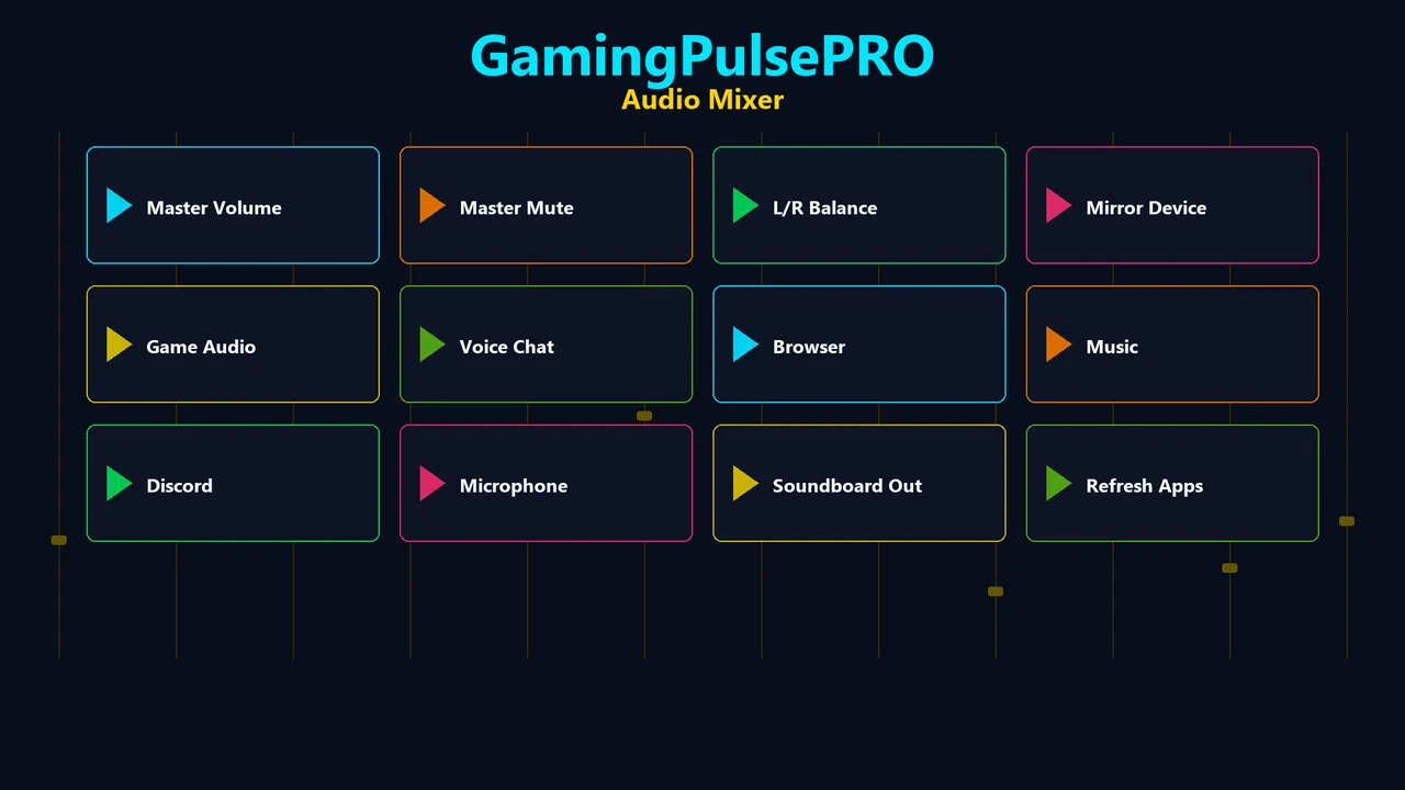 GamingPulsePRO - Audio Mixer Screenshot 0