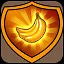 Bank of bananas icon