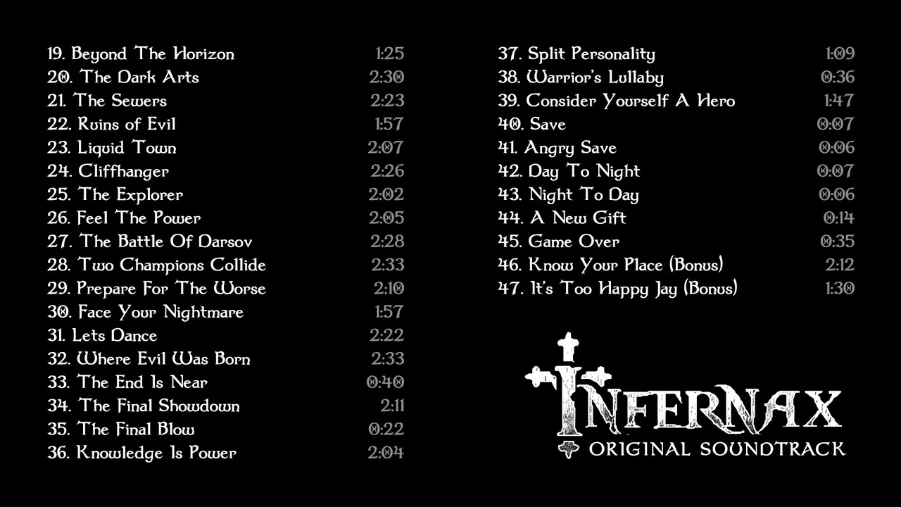 Infernax Original Soundtrack Screenshot 1