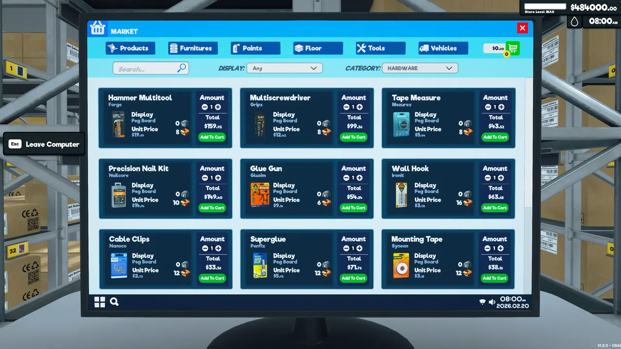 Supermarket Simulator - Hardware DLC Screenshot 3